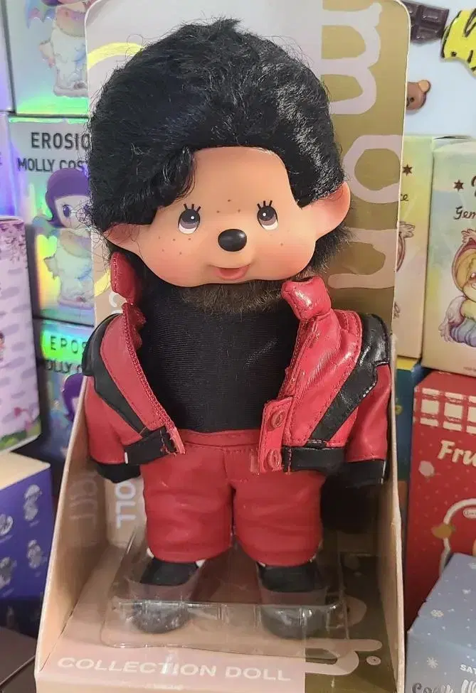 【新品未使用】モンチッチ／マイケルジャクソン モンチッチマイケルジャクソン コラボ 超激レア商品